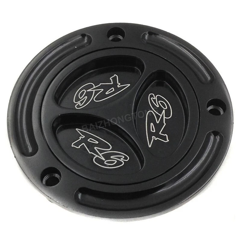 Fit for Yamaha YZF R6 1999-2019 YZF R6S 2001-2009 Black Keyless Fuel Tank Caps
