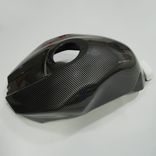 Black Carbon Fiber Painted Fuel Gas Tank Cover For Yamaha Yzf R1 2009-14 Fairing