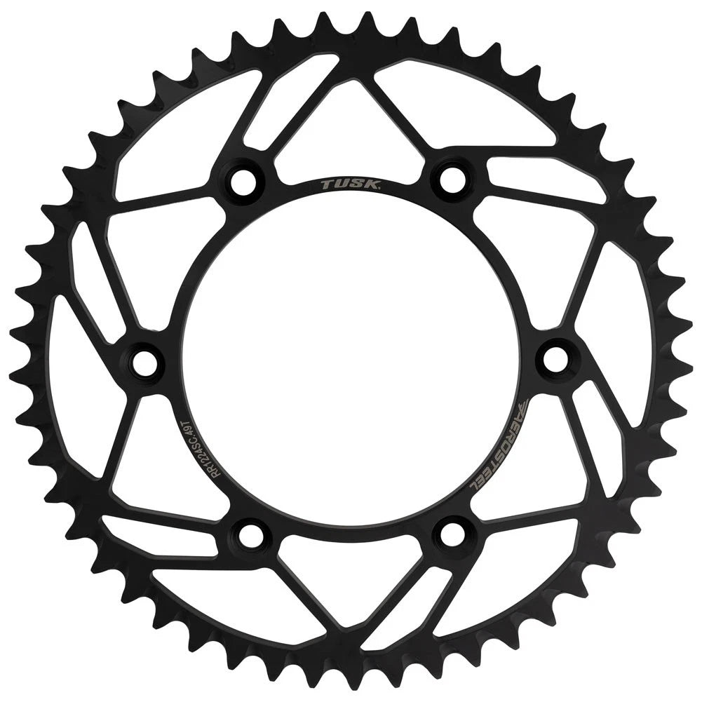 Tusk AeroSteel Rear Sprocket 49 Tooth For Honda CRF230F 2003-2009,2012-2017,2019