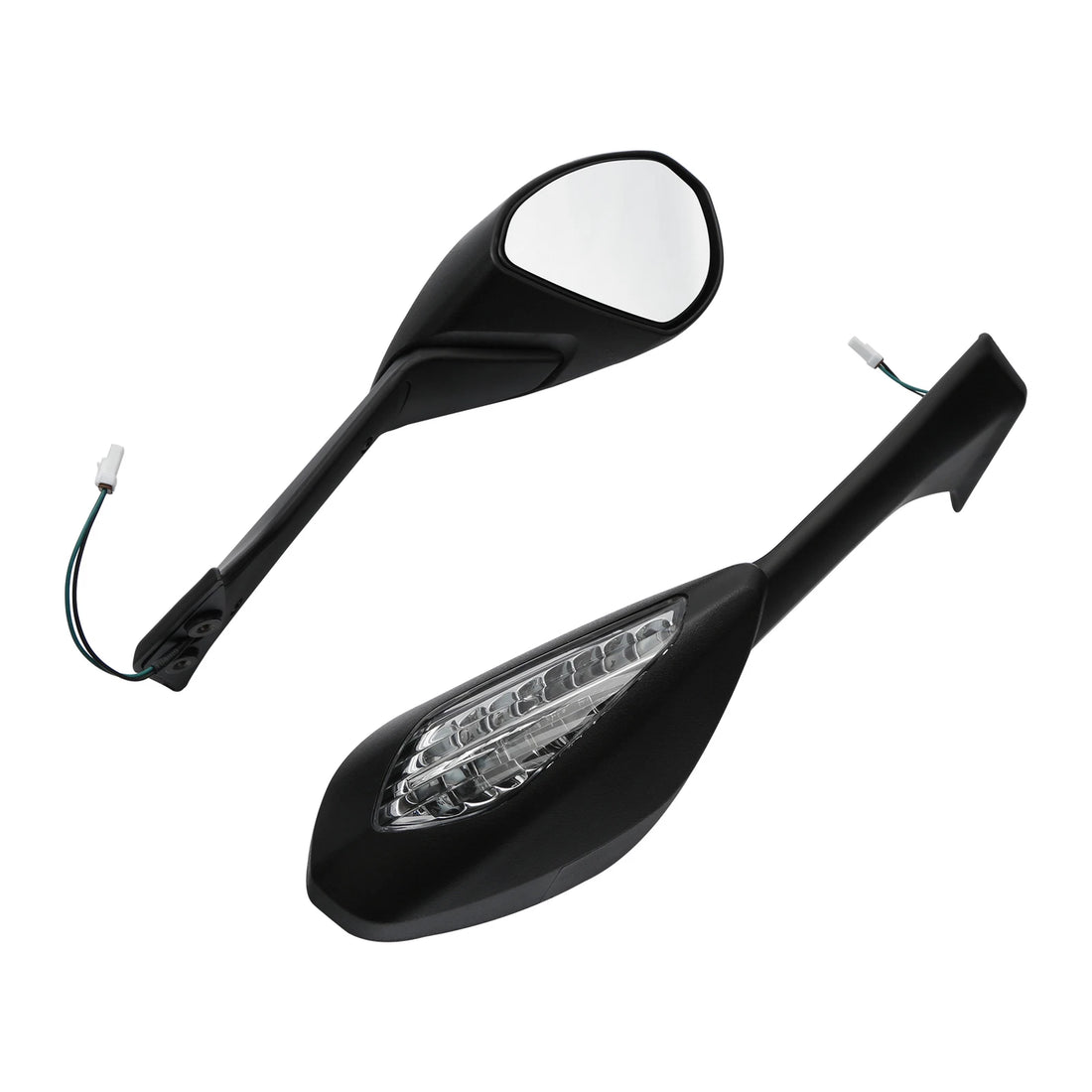 Rear View Mirrors with LED Turn Signal Light Fit For Ducati Panigale V4 18-21