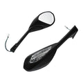 Rear View Mirrors with LED Turn Signal Light Fit For Ducati Panigale V4 18-21