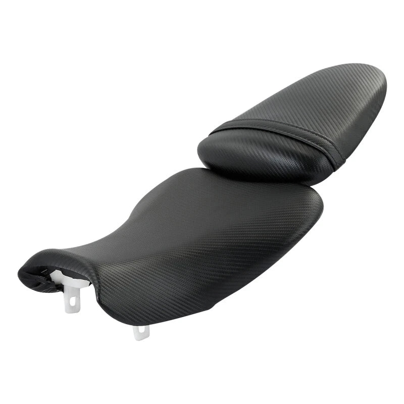 Black Driver Rider & Passenger Seats Cushion Fit For Suzuki GSXR1000 2007 2008