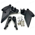Kawasaki Z1000 Black Motorcycle Driver Front Foot Pegs Bracket Fit For 2010-2021