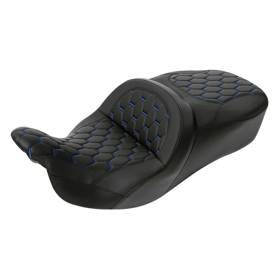 Black Rider Driver & Passenger Seat Fit For Harley Touring Road Glide 2009-2023