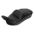 Black Rider Driver & Passenger Seat Fit For Harley Touring Road Glide 2009-2023