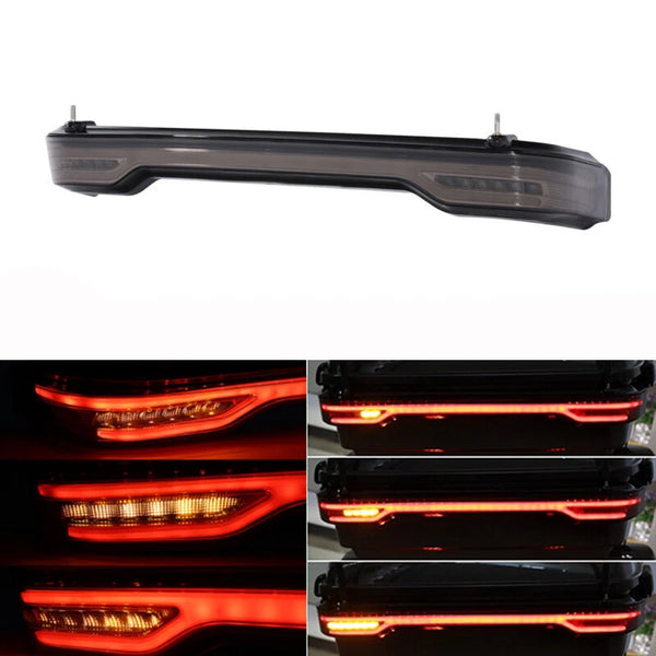 King Trunk LED Brake Turn Tail Flow Light Fit For Harley Road Glide 14-25