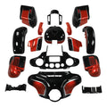 Fairings Fit For Harley CVO Street Glide 14-24 Sunset Orange /Sunset Black Fade