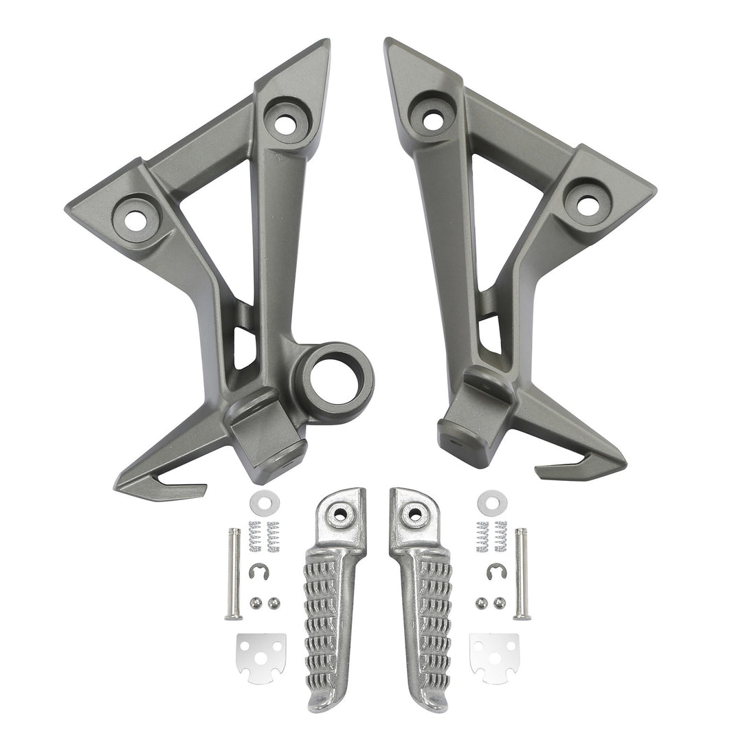 Passenger Footpegs Pegs Footrests Bracket Fit For Kawasaki Ninja 300 13-17 14 15