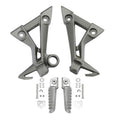 Passenger Footpegs Pegs Footrests Bracket Fit For Kawasaki Ninja 300 13-17 14 15