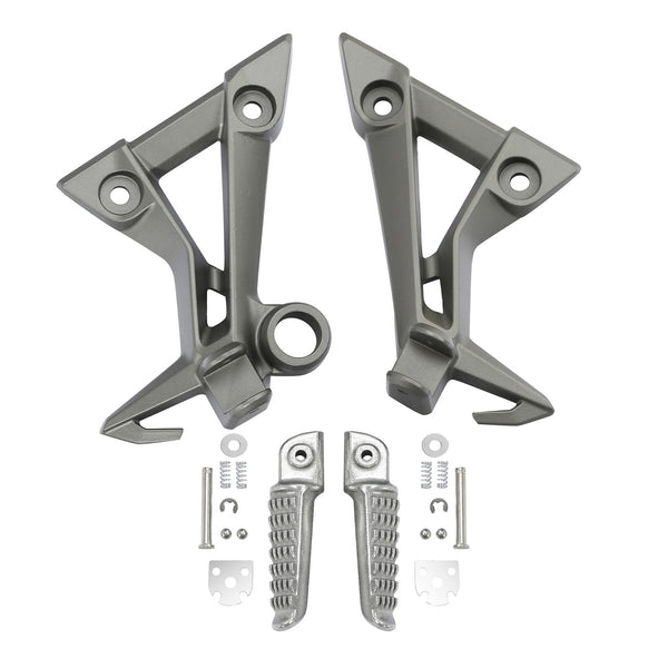 Passenger Footpegs Pegs Footrests Bracket Fit For Kawasaki Ninja 300 13-17 14 15