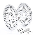 11.5" Front Brake Disc Rotors Bolts Fit For Harley Sportster 2000-13 Dyna 00-05
