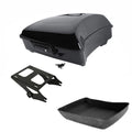 Black Chopped Trunk Mount Rack Fit For Harley Touring Road Street Glide 14-2026