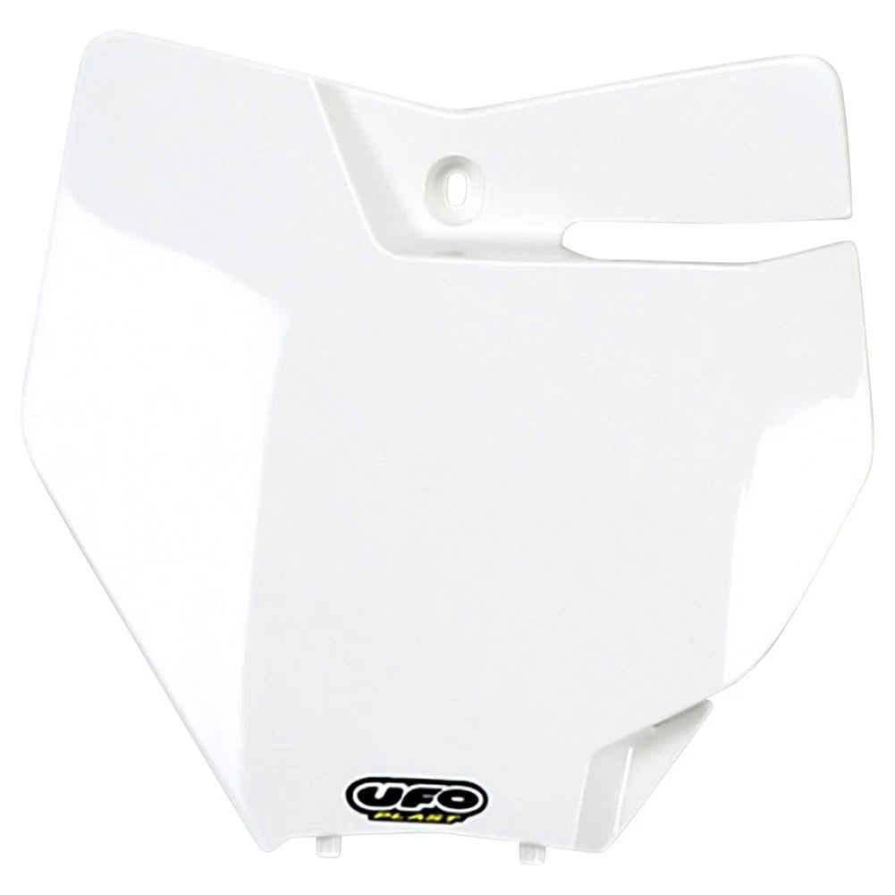 UFO Front Number Plate White For KTM 250 XC 2017-2018