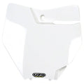 UFO Front Number Plate White For KTM 250 XC 2017-2018