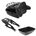 King Tour Trunk Luggage Backrest Mount Rack Fit For Indian Chieftain 2014-2025