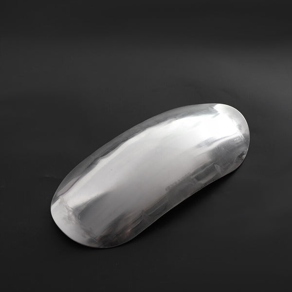 Universal Motorcycle Silver Wheel Protector Short Front Fender Mudguard Fairing
