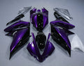 Glossy Purple Black Fairing Kit w/Bolts For Yamaha YZF R125 2008-2013, 2014-2018