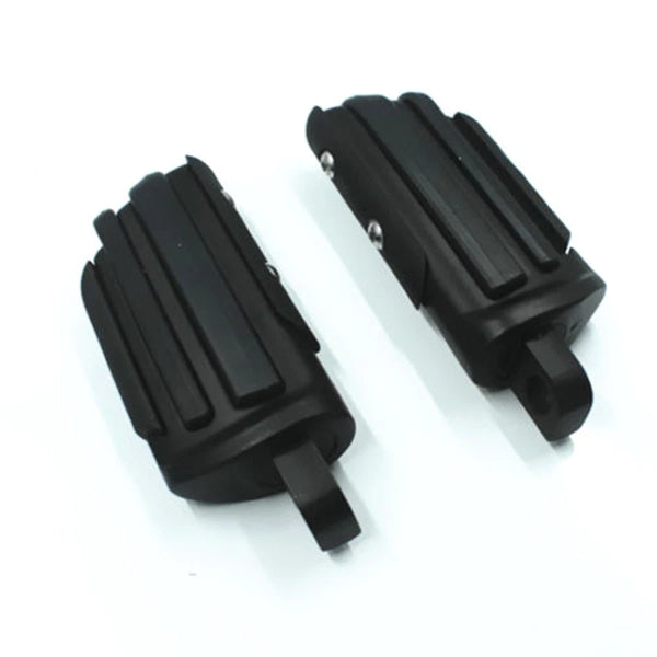 Black Footrests Front Rear Footpeg For Harley Sportster 1200 Softail Dyna