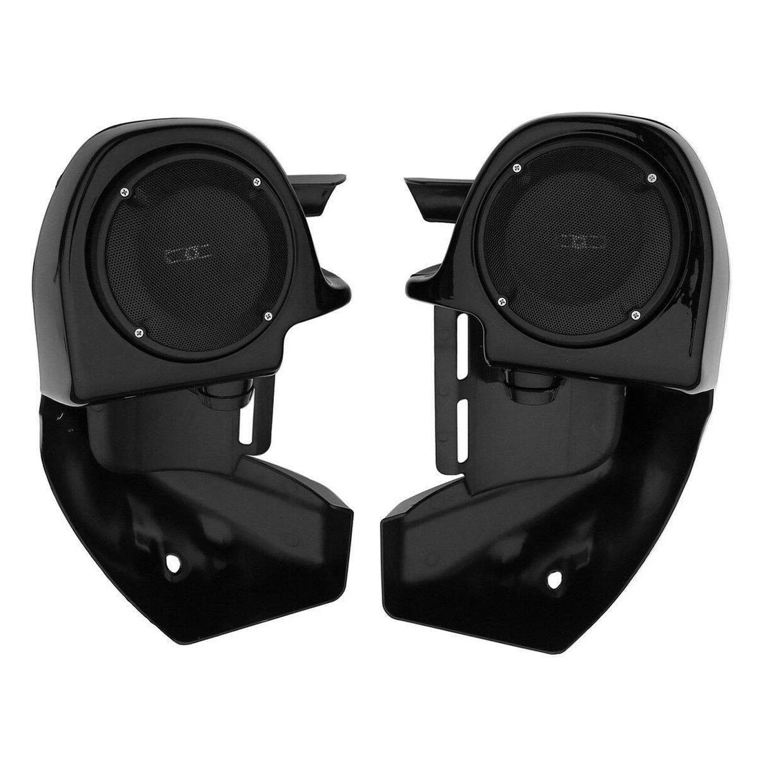 Vivid Black Lower Vented Fairings Speaker Grills Fit For Harley Road Glide 83-13