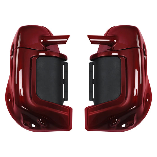 Lower Vented Leg Fairings Red Fit For Harley Touring Road Glide King 1983-2013