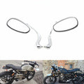 Handle Bar End Oval Rearview Side Mirror E9 Mark For Aprilia Mondial Hps 125 300