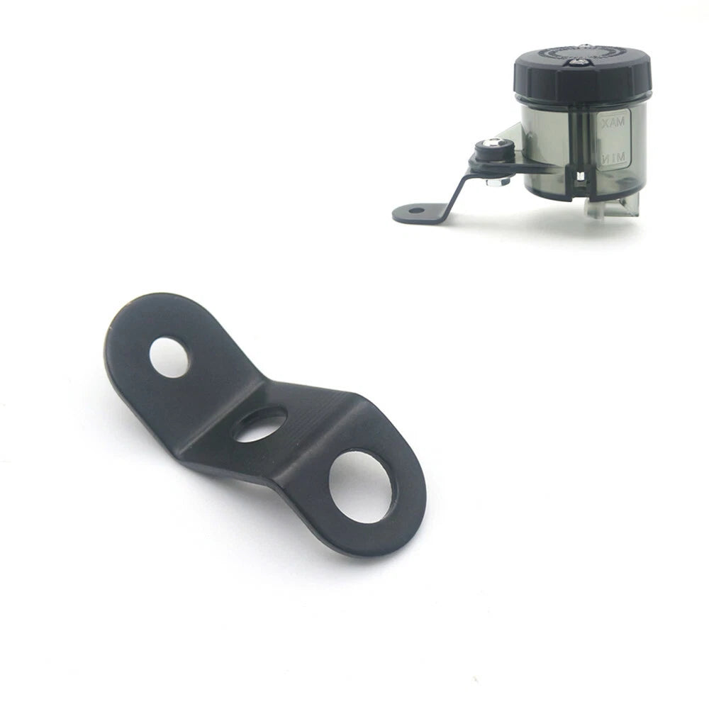 Metal Black Oil Cup Tank Pump Holder Oil Pot Bracket Modification Accessories
