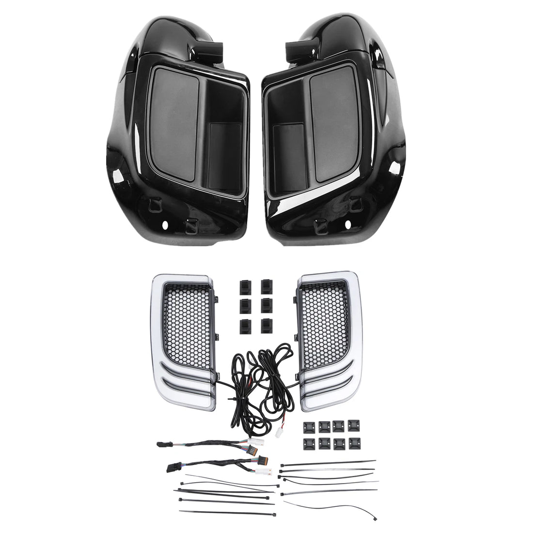 Lower Vented Fairings W/ Turn Signals Fit For Harley Touring Road Glide 14-23