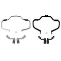 Mustache Engine Guard Crash Bar 1 1/4'' Footpegs Fit For Harley Softail 2000-17