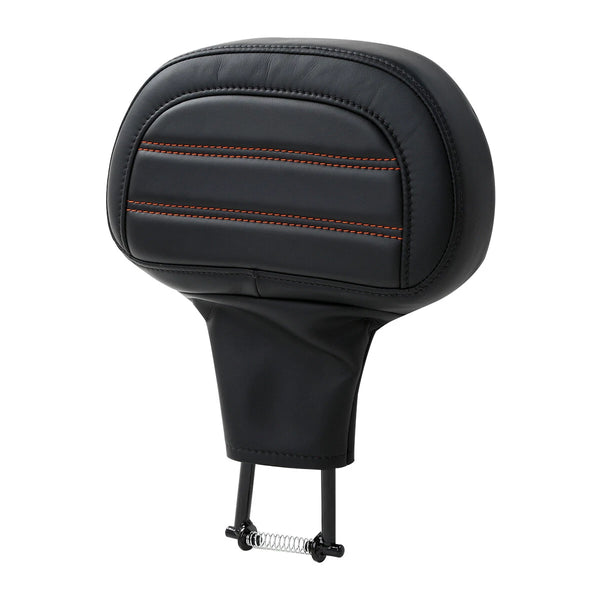 Front Driver Backrest Pad Black Fit For Harley Touring Cvo Road Glide Fltrxse