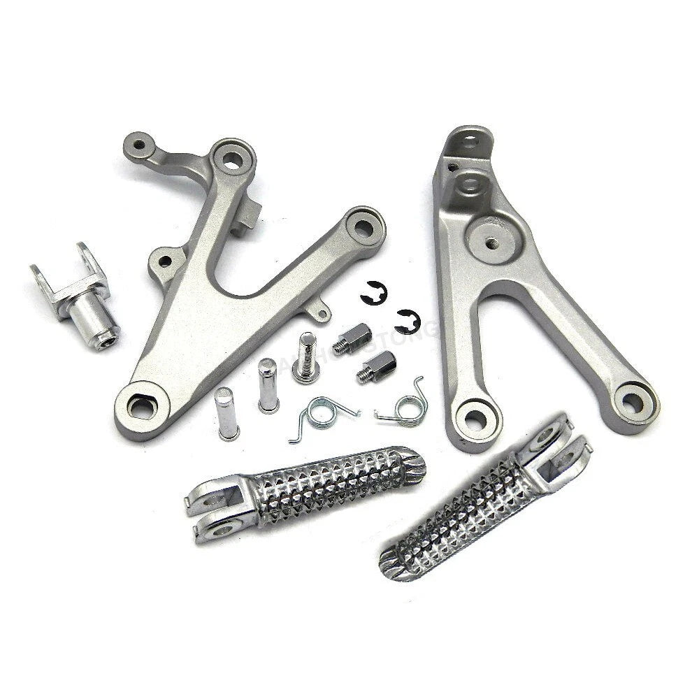 For Yamaha YZF R6 2003- 2005/YZF R6S 2006- 2009 Front Foot Peg Bracket Silver