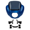 Fairing Windshield W/ Bracket Fit For Harley Street Bob 2018-2024 Electric Blue
