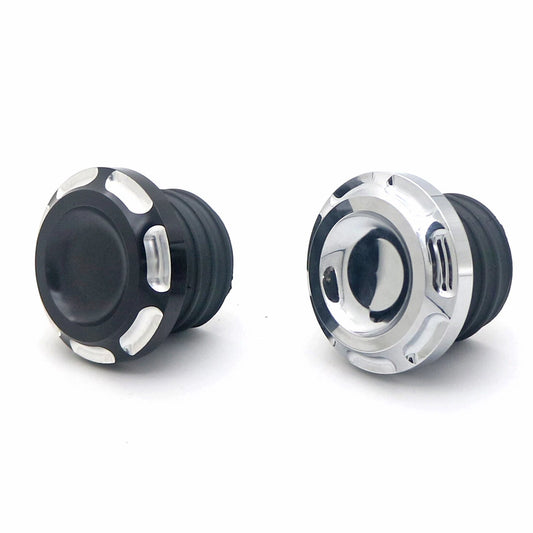 CNC Edge Cut Vented Gas Cap Fuel Cap For Harley Sportster XL 883 Dyna Touring
