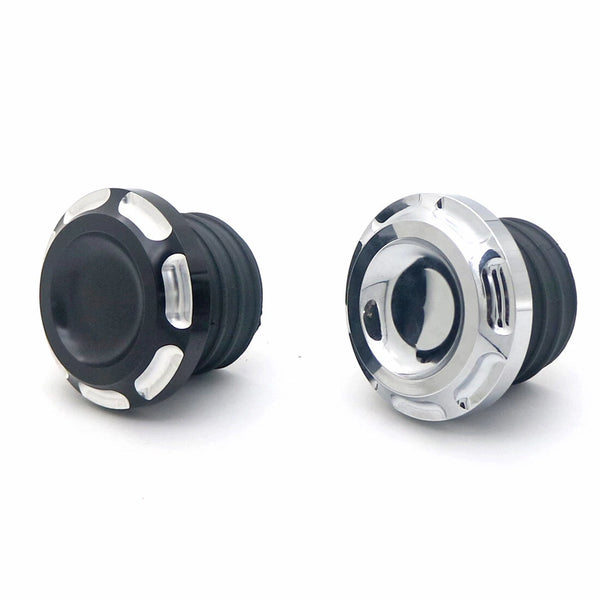 CNC Edge Cut Vented Gas Cap Fuel Cap For Harley Sportster XL 883 Dyna Touring