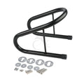 6.5" Black Motorcycle Tire Wheel Removable Wheel Chock + Quick Release Hardwares