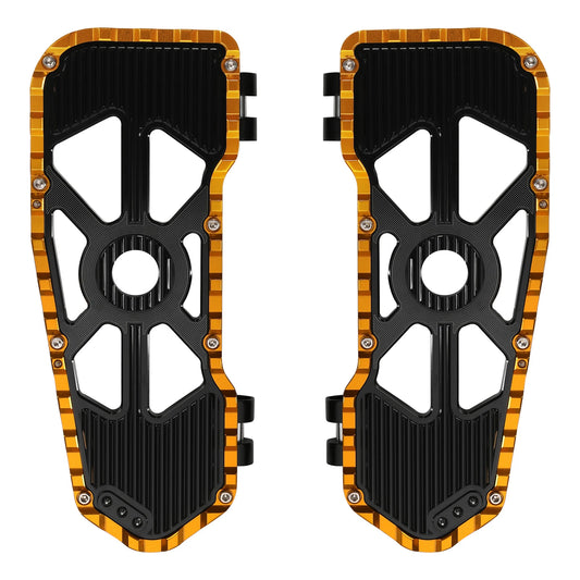 Driver Footboard Floorboard Fit For Harley Electra Road Glide 2009-23 Black Gold