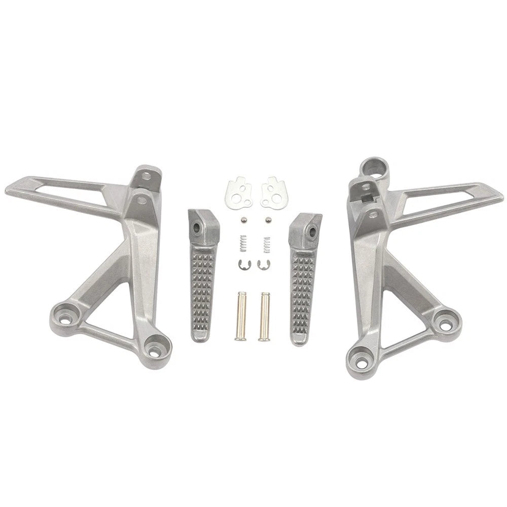Fit For 2016-2025 Honda CB500F CBR500R Passenger Rear Foot Pegs Bracket Silver