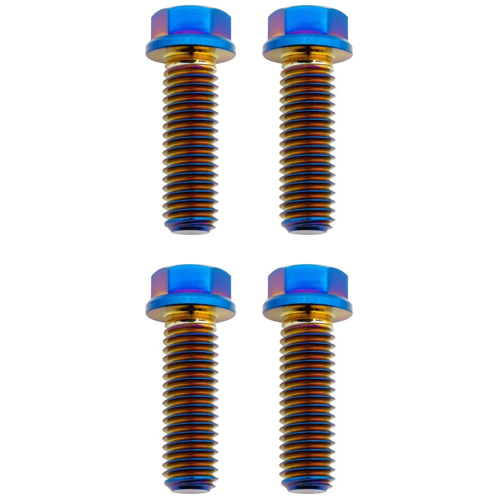 Tusk Titanium Axle Pinch Bolt Kit Burnt Blue For Husqvarna TC 250 2014-2022