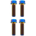 Tusk Titanium Axle Pinch Bolt Kit Burnt Blue For Husqvarna TC 250 2014-2022