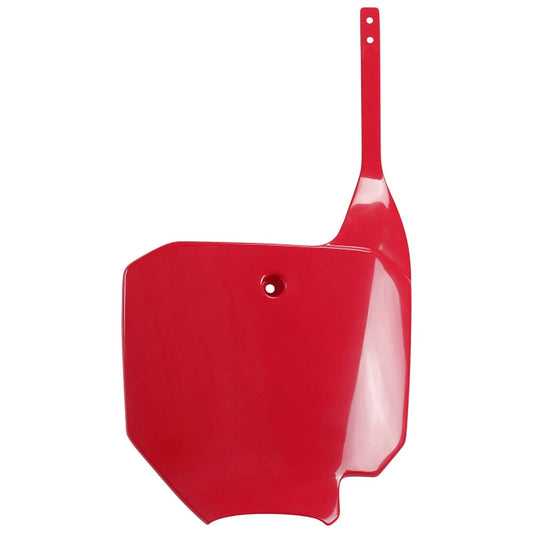 UFO Front Number Plate 00 CR Red For Honda CR80R 1996-2002
