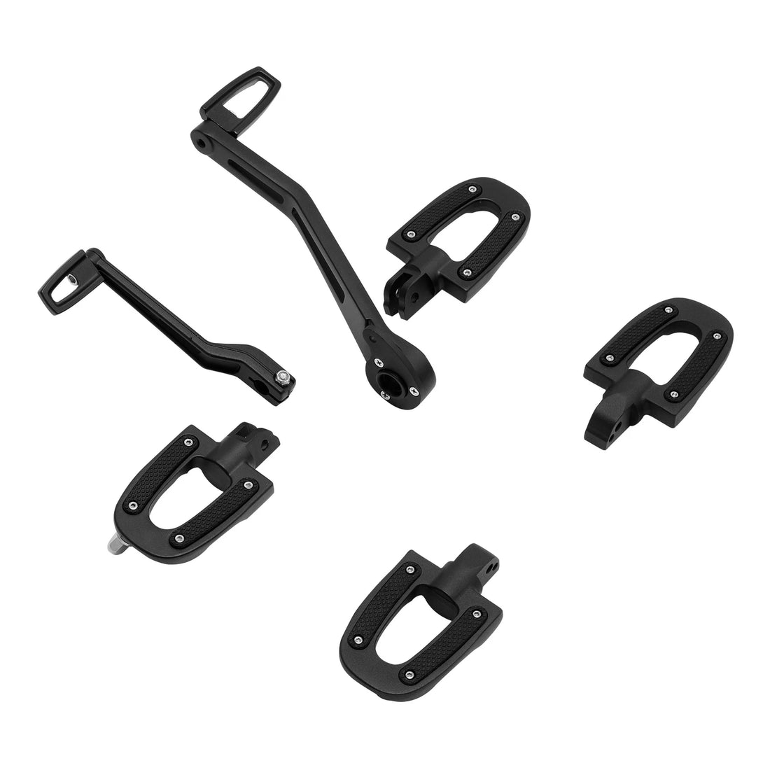 Driver Passenger Footpegs Shifter Brake Lever Pegs Fit For Harley Fat Boy 18-25