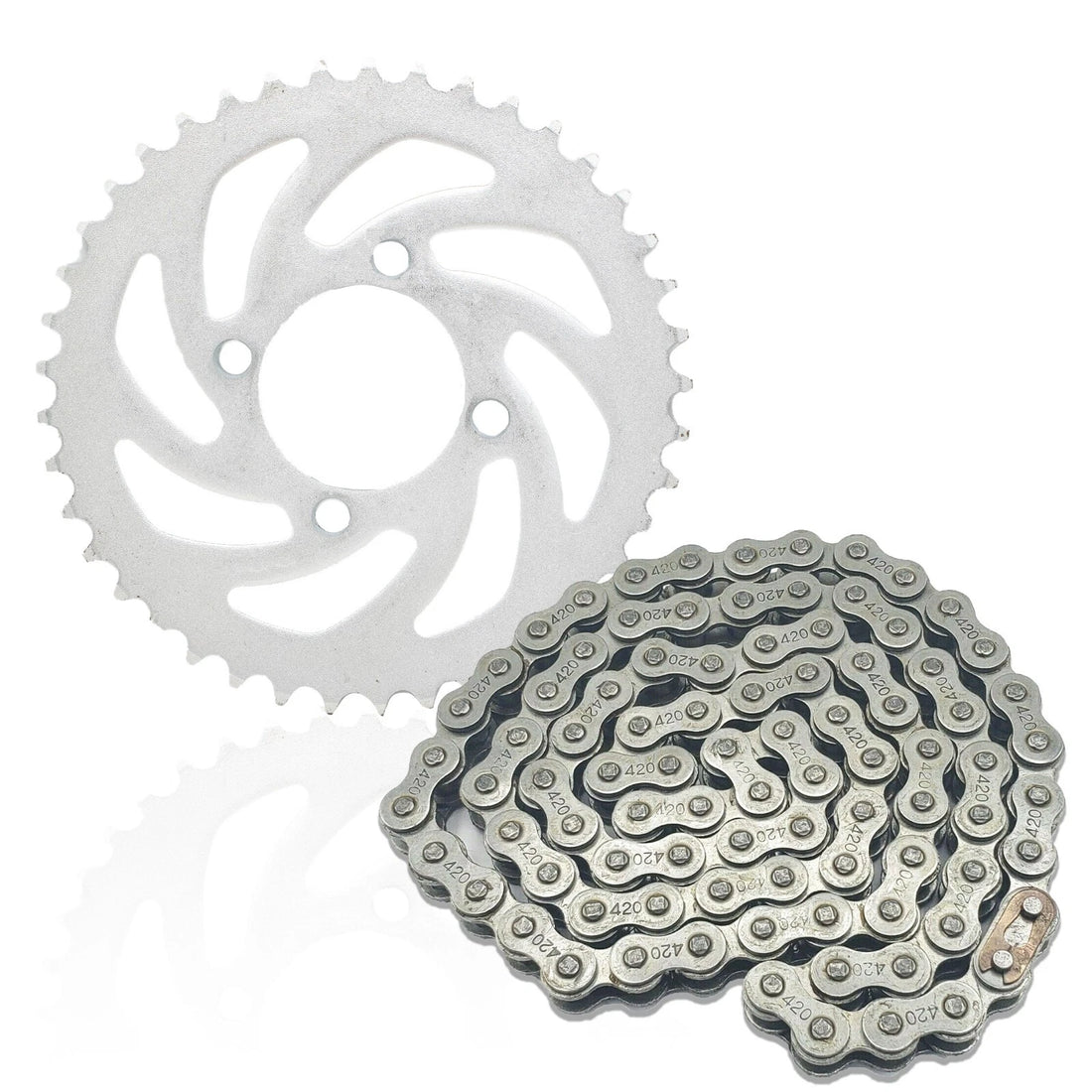 420 Chain 41T Rear Sprocket Kit Pit Bike 110cc 125cc Apollo Coolster Roketa