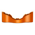 Outer Fairing Skirt Fit For Harley Street Glide 14+ Scorched Orange /Black Denim