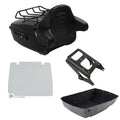 King Trunk Backrest Mount Rack Plate Fit For Harley Touring 09-13