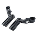 Matte Short Angled Adjustable Highway Peg Kit Fit For Harley Touring Road King