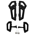 Gloss Black Driver & Passenger Footboard Fit For Harley Touring Road Glide 93-25