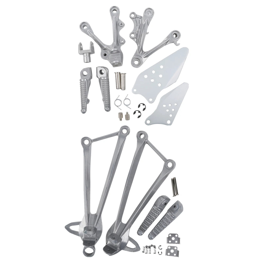 Driver Passenger Foot Pegs Bracket Fit For Kawasaki Ninja ZX6R 09-18 ZX636 13-18