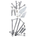 Driver Passenger Foot Pegs Bracket Fit For Kawasaki Ninja ZX6R 09-18 ZX636 13-18
