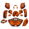 Fairings Body Work Fit For Harley Road Glide 15-24 Scorched Orange / Black Denim