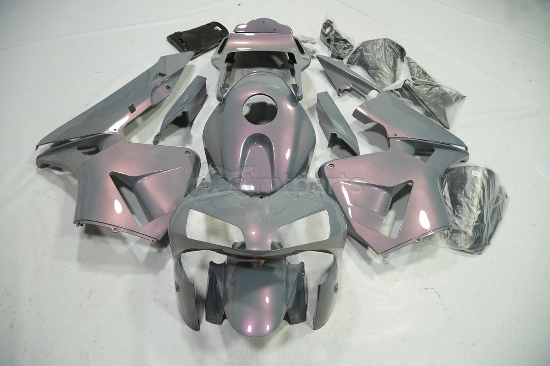 Chameleon Gray Dazz Rainbow ABS Fairing Kit for Honda CBR600RR 2003-2004 Grey