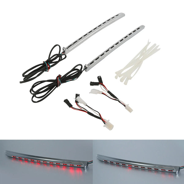 Left & Right LED Accents Fairing Light For Honda Goldwing 1800 GL1800 2001-2010